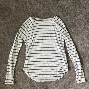 Hollister Size XS Black&White Striped Long Sleeve